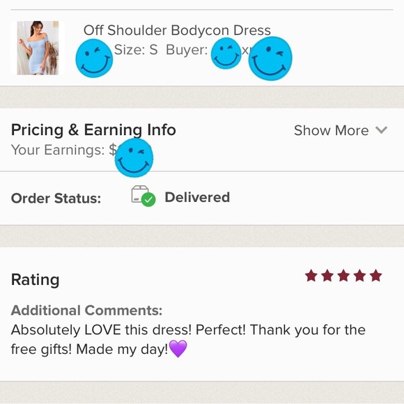 Off Shoulder Bodycon Dress - Picture 6 of 7